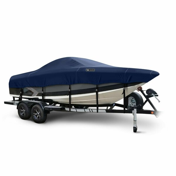 Eevelle Boat Cover SKI BOAT Tournament Inboard 22ft 6in L 96in W Navy SFTURSK2296-NVY